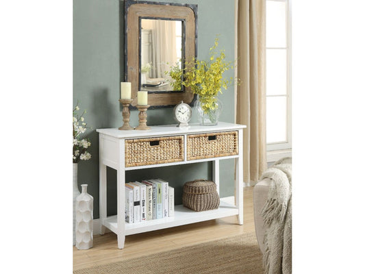 Flavius Console Table, White