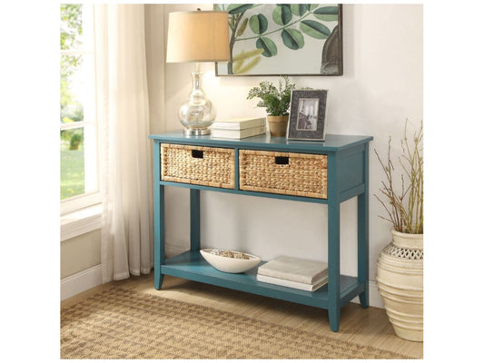 Flavius Console Table, Blue