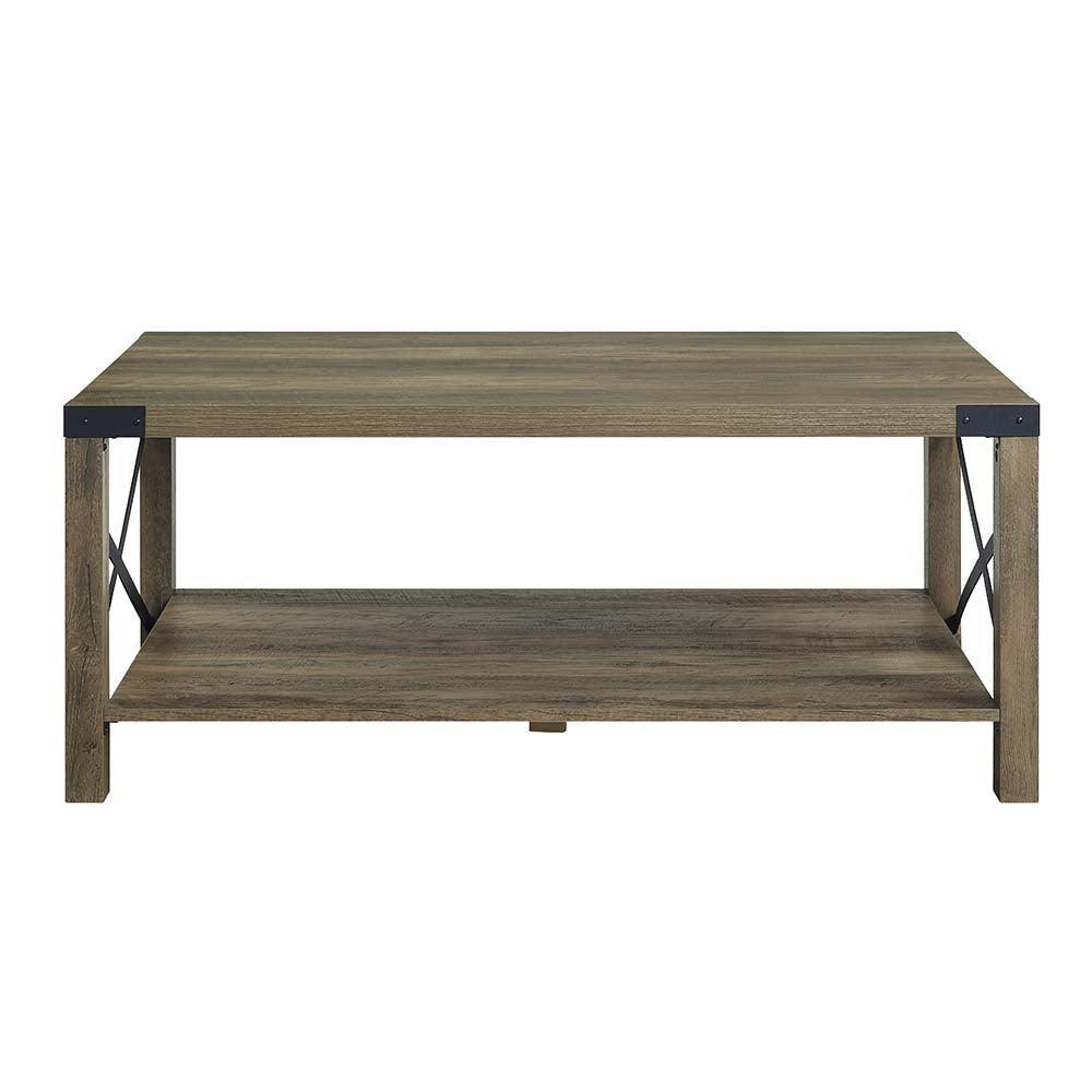 Abiram Coffee Table, Rustic Oak Finish