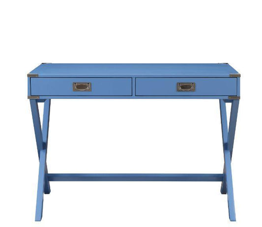 Amenia Writing Desk, Blue Finish