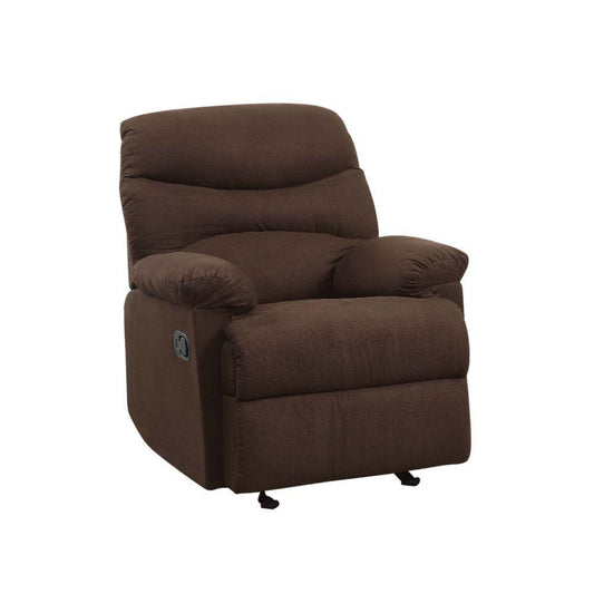 Arcadia Motion Glider Recliner, Chocolate