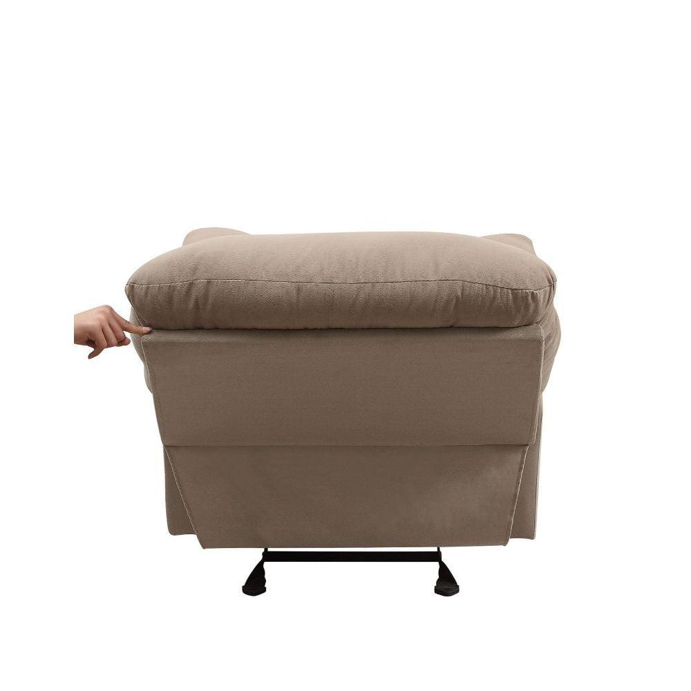 Arcadia Motion Glider Recliner, Light Brown