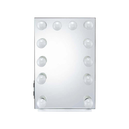 Asa Accent Mirror, White Finish