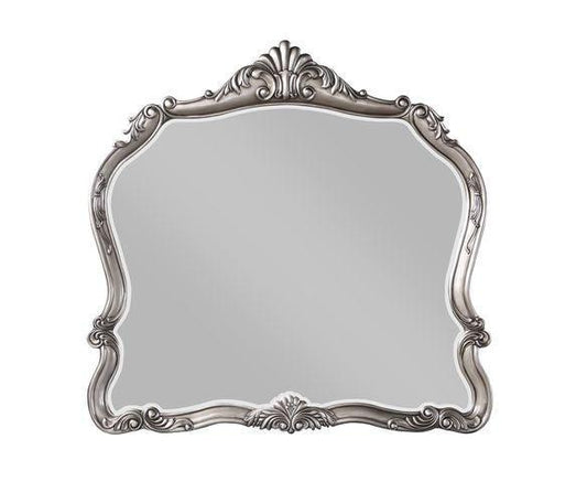 Ausonia Mirror, Antique Platinum Finish