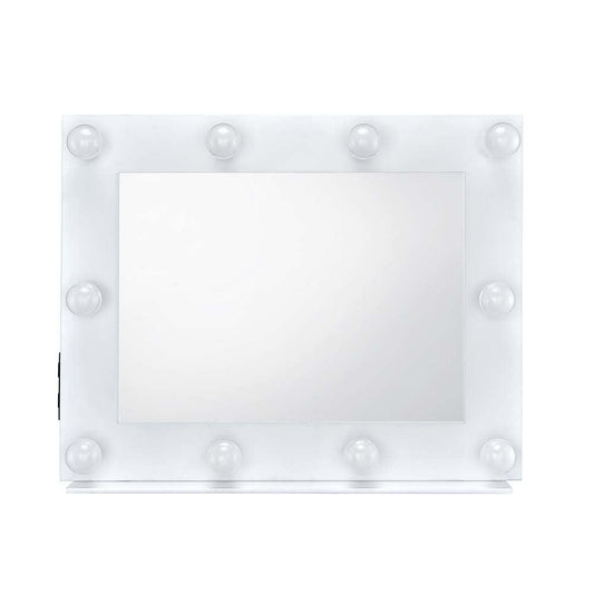 Avery Accent Mirror, White Finish