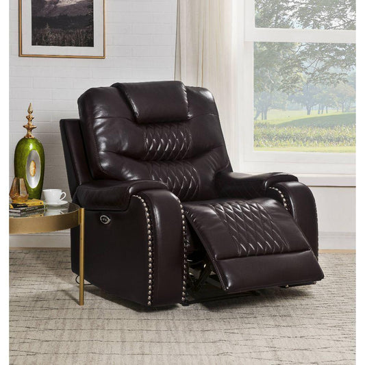 Braylon Power Motion Recliner, Brown