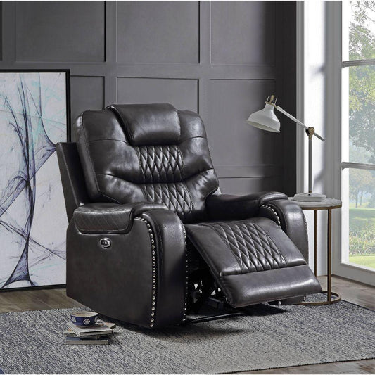 Braylon Power Motion Recliner, Black