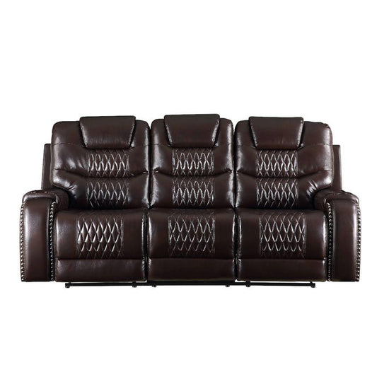 Braylon Motion Sofa, Brown