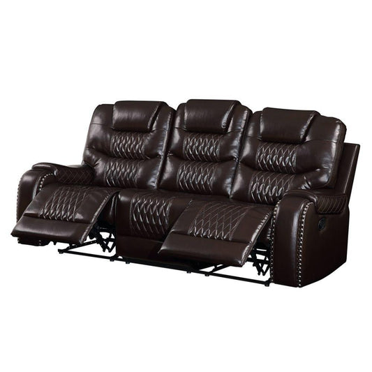 Braylon Motion Sofa, Brown