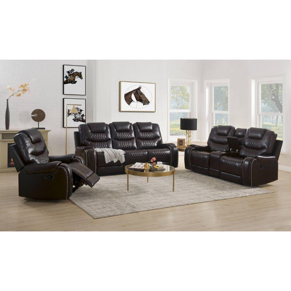 Braylon Motion Sofa, Brown