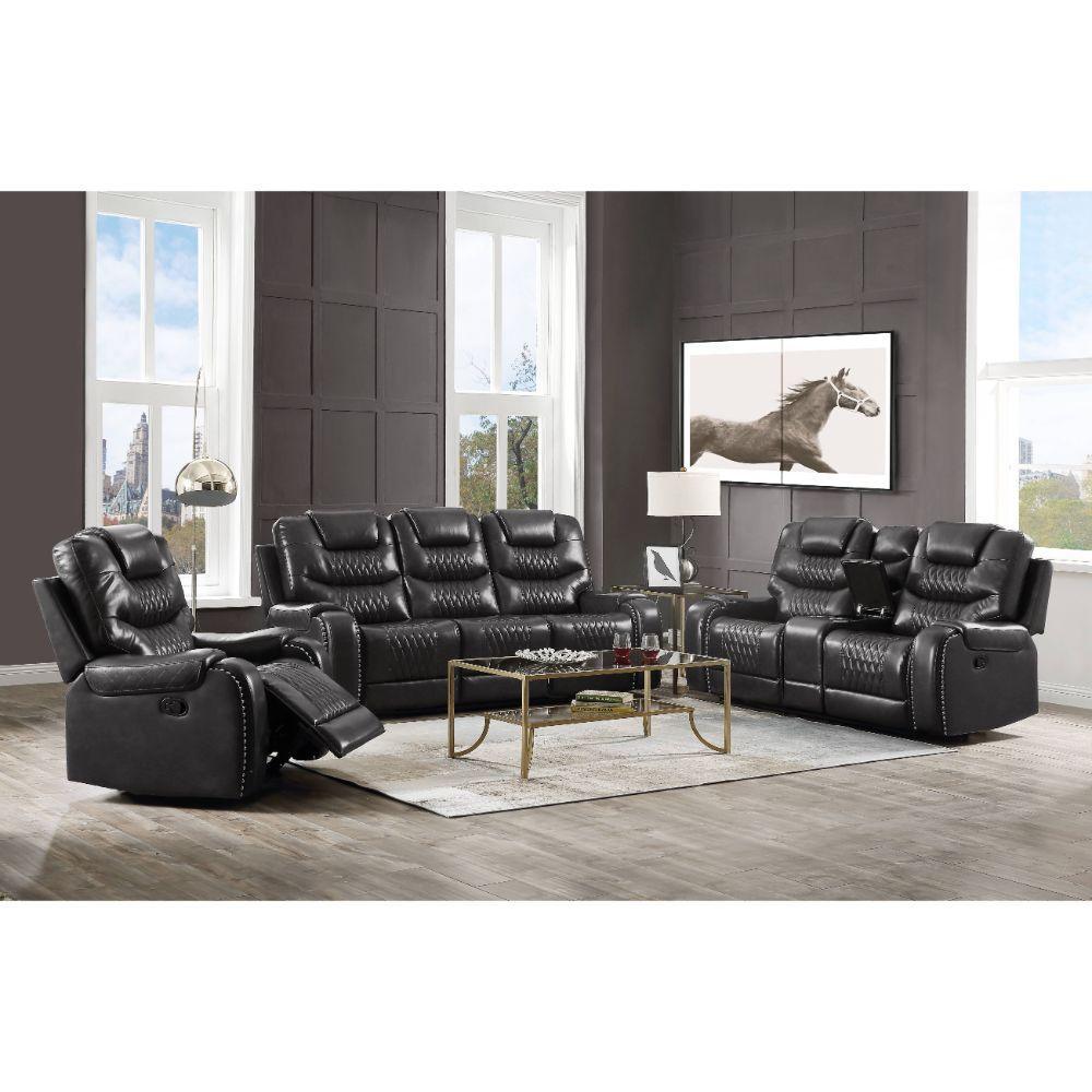 Braylon Motion Sofa, Black