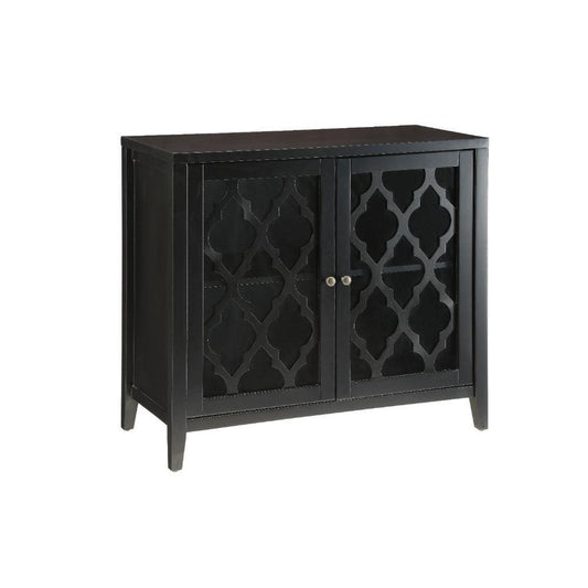 Ceara Console Cabinet, Black Finish