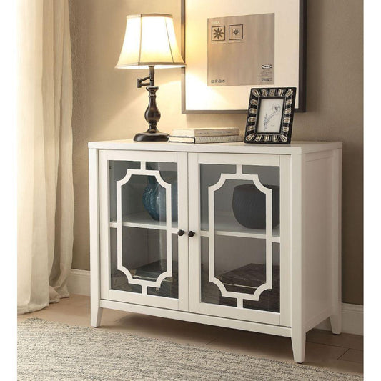 Ceara Console Cabinet, White Finish