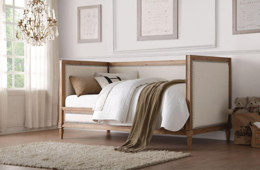 Charlton Daybed (Twin), Cream Linen