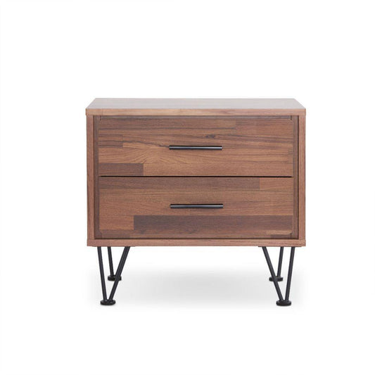 Deoss Accent Table, Walnut Finish