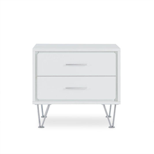 Deoss Accent Table, White Finish