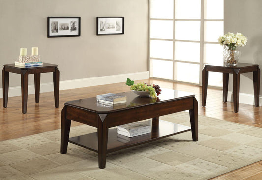 Docila Coffee Table w/Lift Top, Walnut Finish