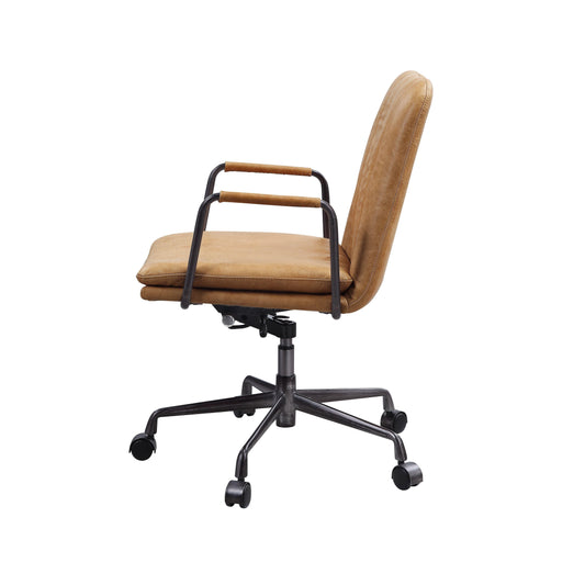 Eclarn Office Chair in Rum Top Grain Leather