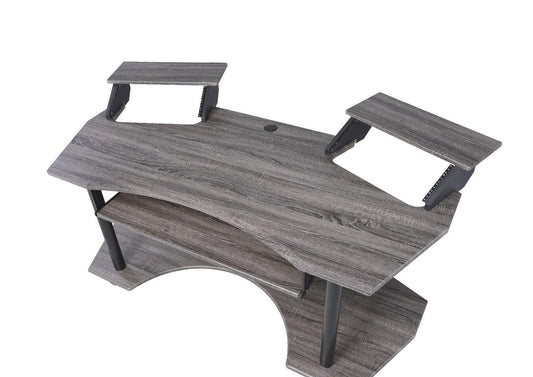 Eleazar Music Recording Studio Desk, Black Oak