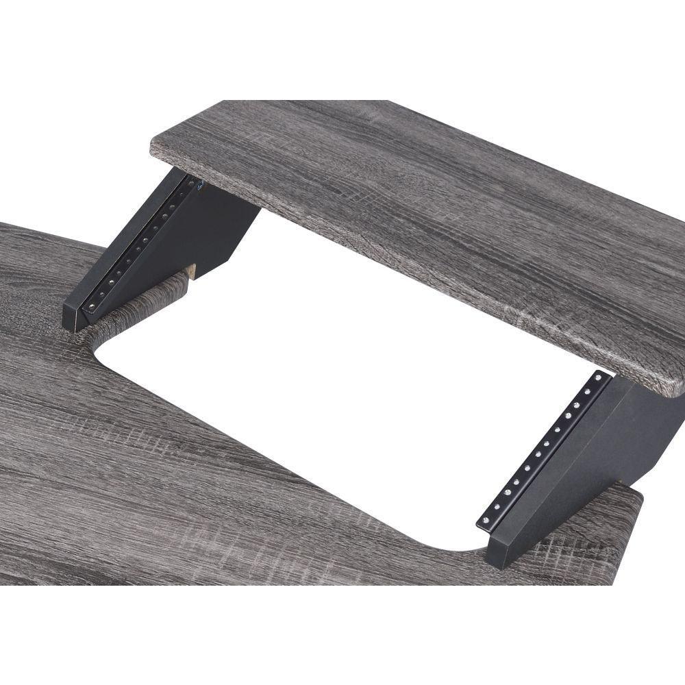 Eleazar Music Recording Studio Desk, Black Oak