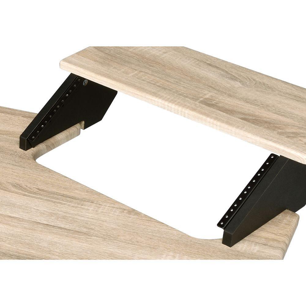 Eleazar Music Recording Studio Desk, Natural Oak