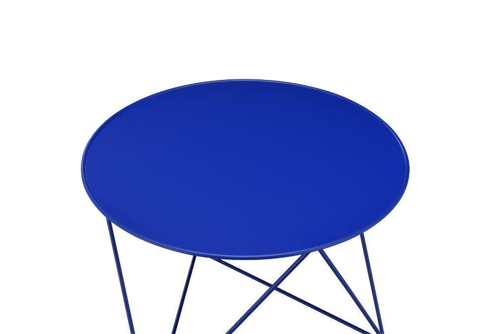 Epidia Accent Table, Blue