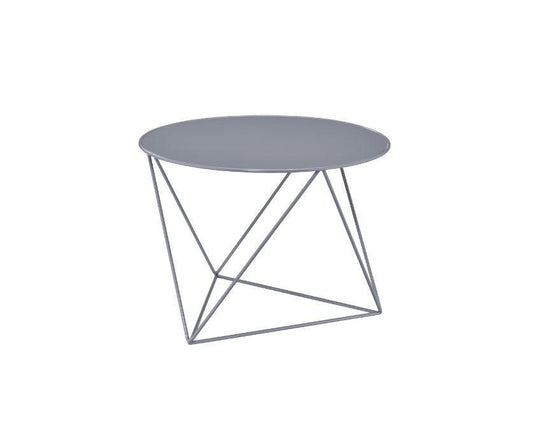 Epidia Accent Table, Gray
