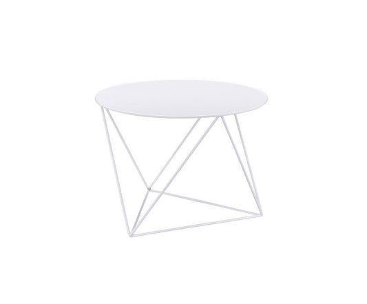 Epidia Accent Table, White