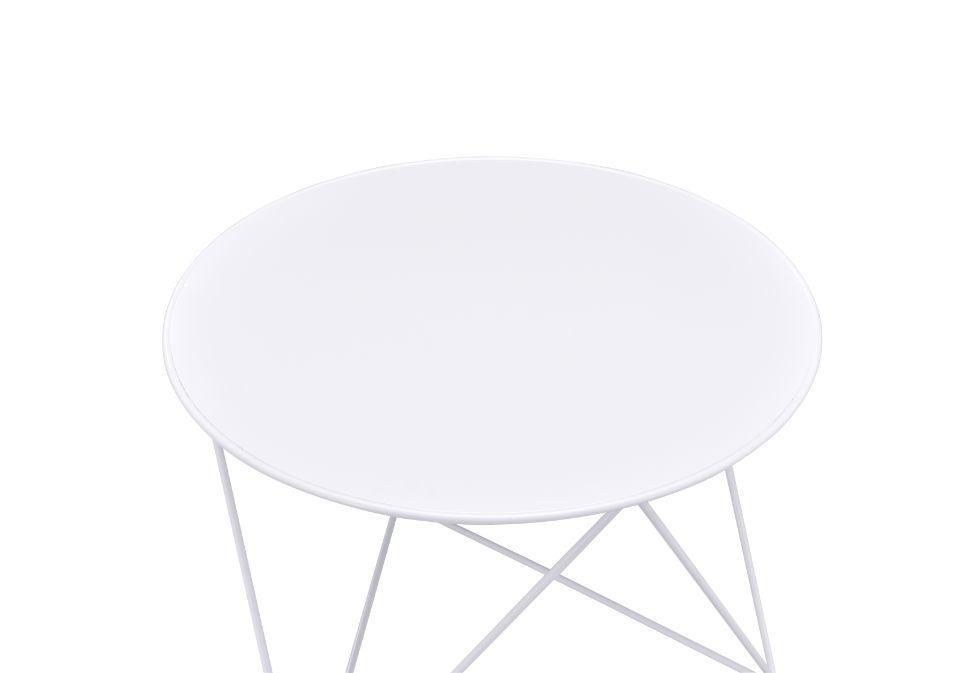 Epidia Accent Table, White