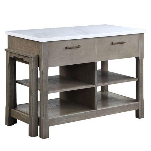 Feivel Kitchen Island w/Pull Out Table