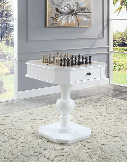 Galini Game Table, White