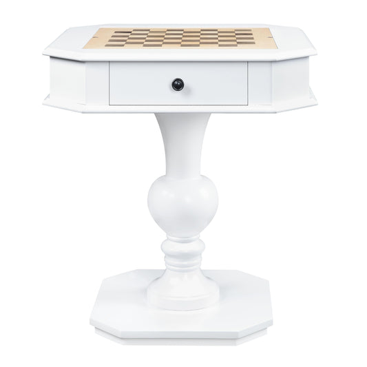 Galini Game Table, White