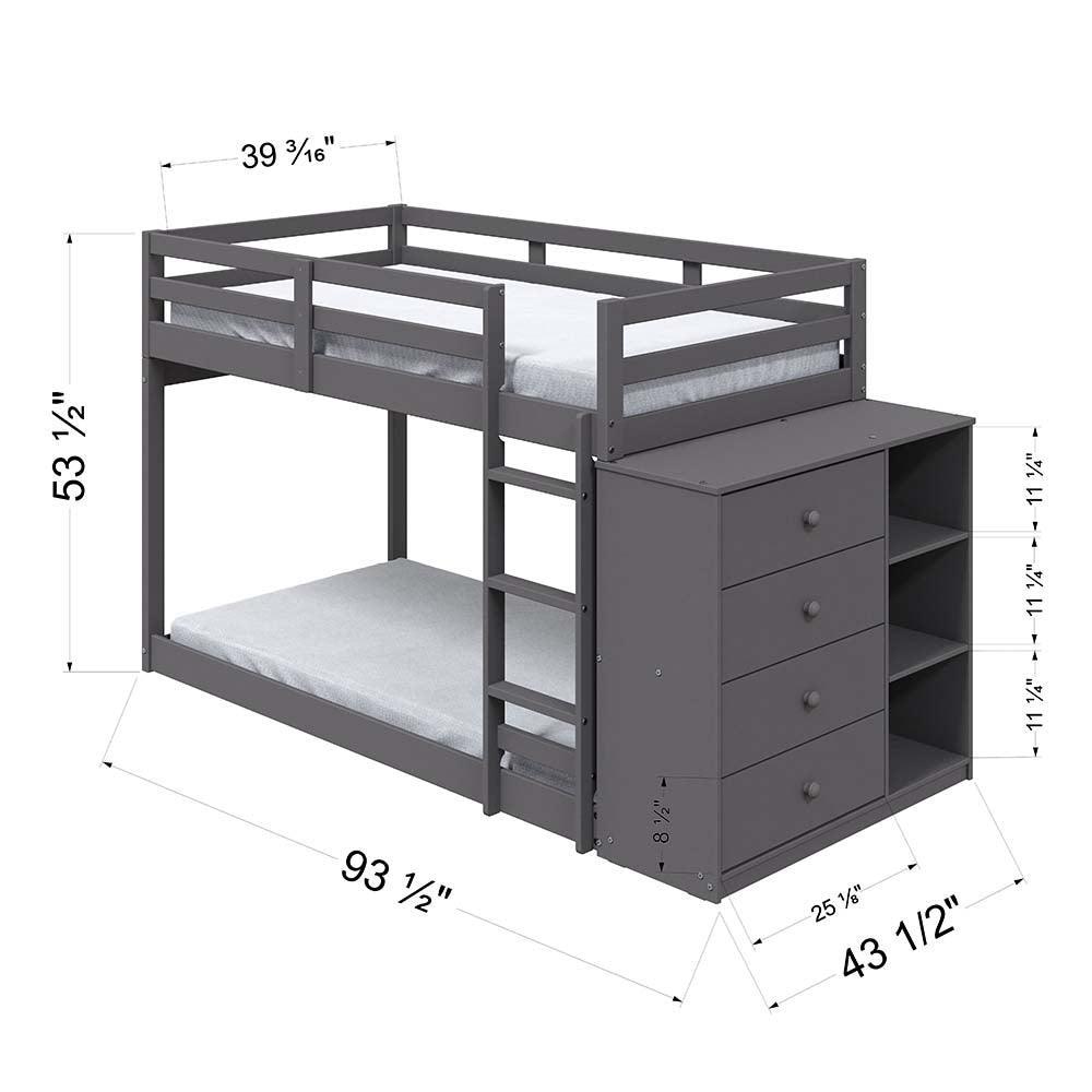 Gaston Twin/Twin Bunk Bed