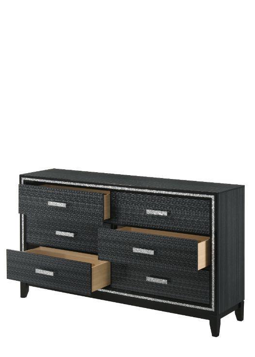 Haiden Dresser, Weathered Black Finish