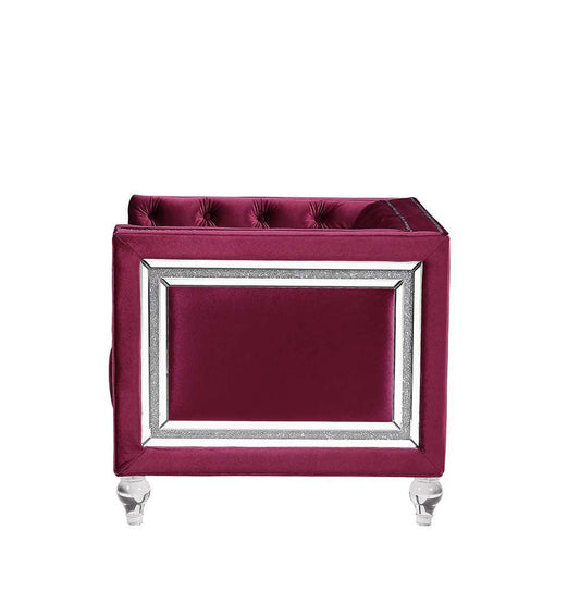 Heibero Chair, Burgundy