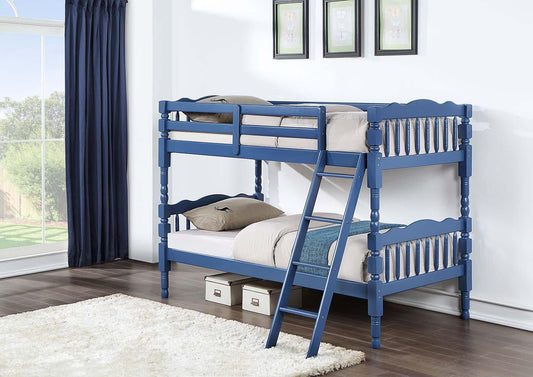 Homestead Twin/Twin Bunk Bed, Dark Blue