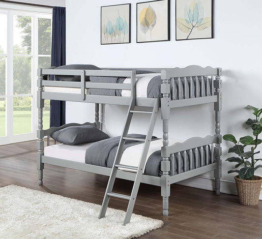 Homestead Twin/Twin Bunk Bed, Gray