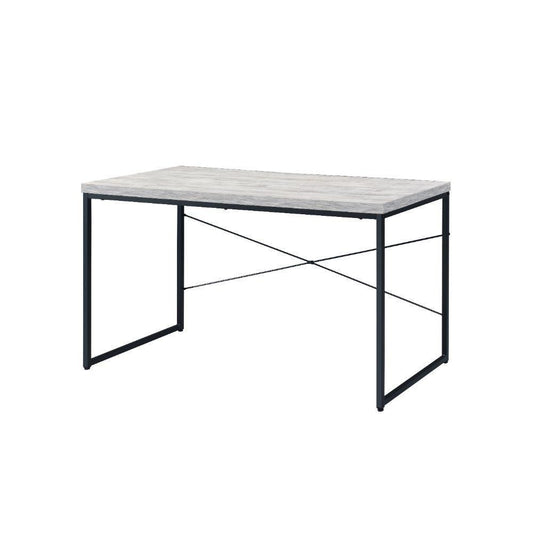 Bob Writing Desk, Antique White & Black