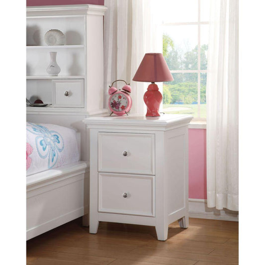Lacey Nightstand 2 Drw, White