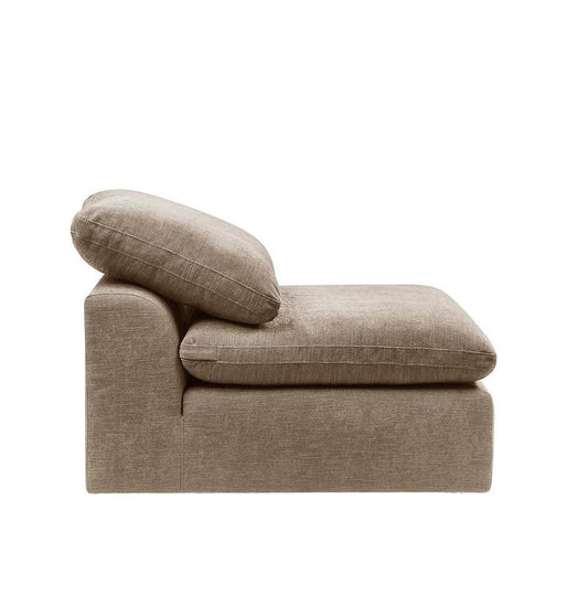 Naveen Modular - Armless Chair, Beige Linen