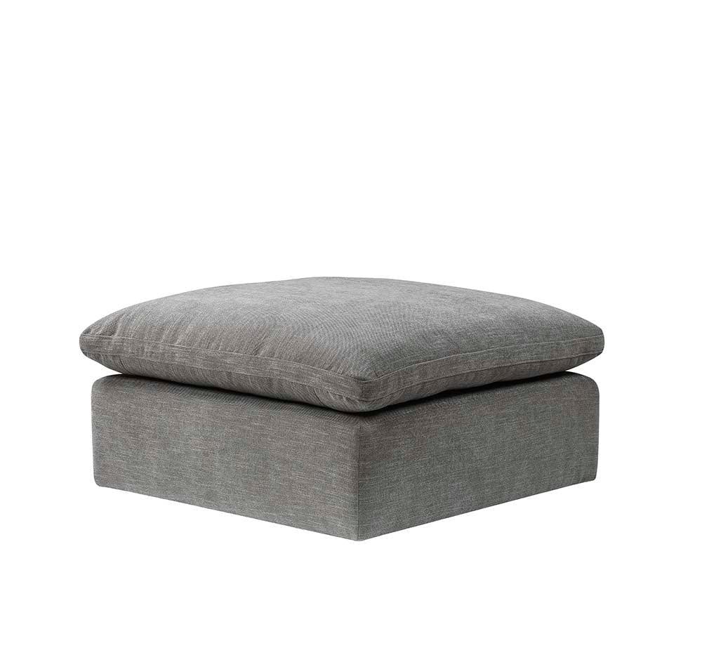 Naveen Modular - Ottoman, Gray Linen