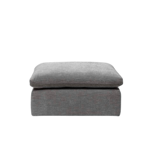 Naveen Modular - Ottoman, Gray Linen