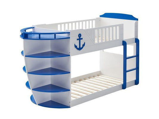 Neptune Twin/Twin Bunk Bed, Blue