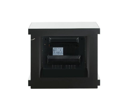 Noralie Fireplace w/ LED, Mirrored & Faux Diamonds