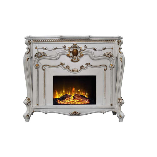 Picardy Fireplace, Pearl Finish