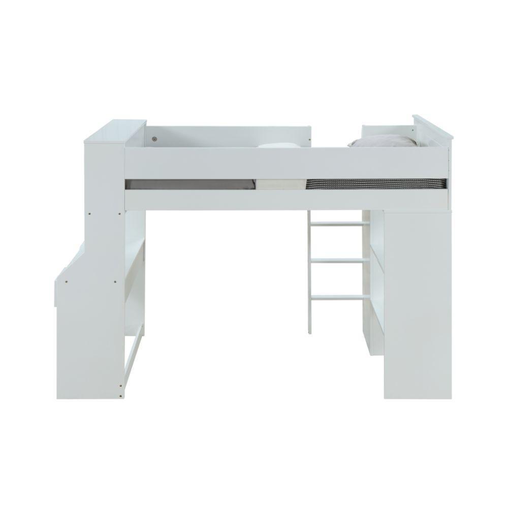 Ragna Twin Loft Bed, White
