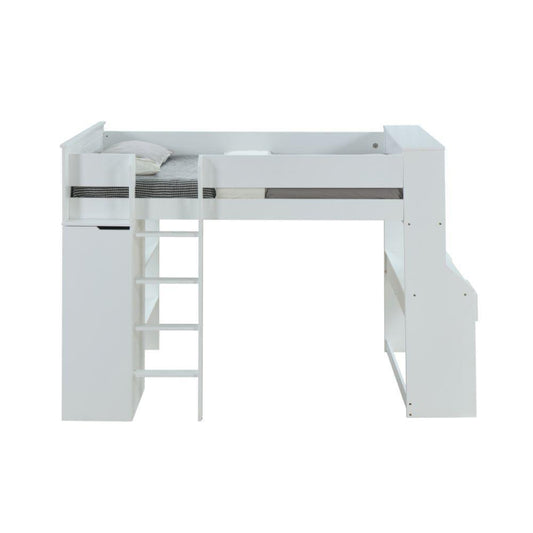 Ragna Twin Loft Bed, White