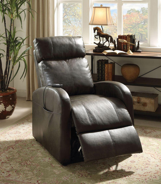 Ricardo Power Motion Recliner w/ Lift, Brown PU