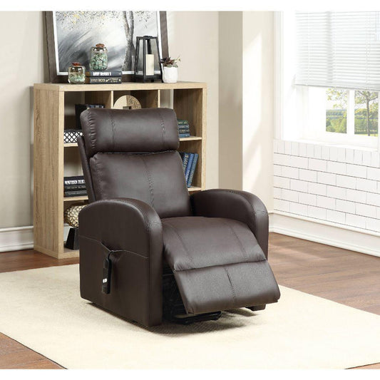 Ricardo Power Motion Recliner w/ Lift, Brown PU