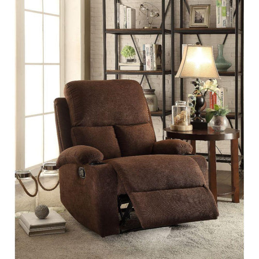 Rosia Motion Recliner, Chocolate